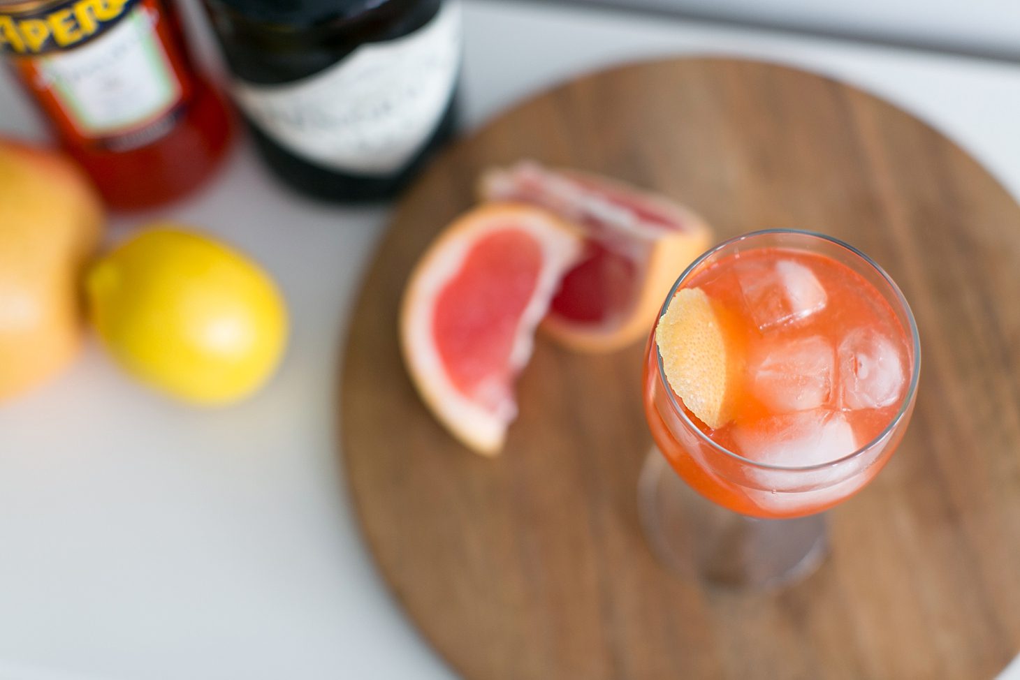 Grapefruit Negroni Fizz Springtime Cocktail Recipe » Christy Tyler