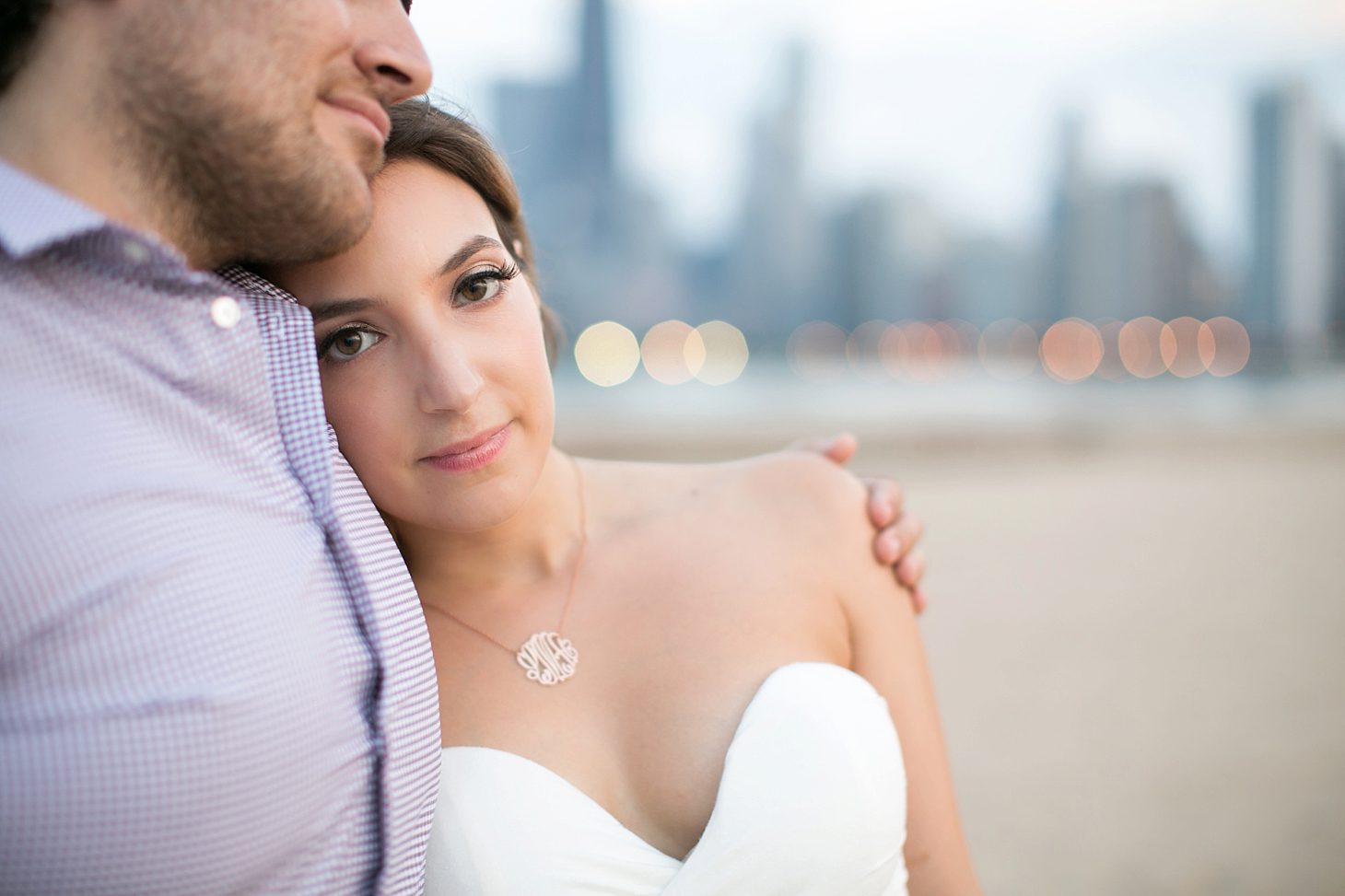 Chicago Skyline North Avenue Beach Engagement Session by Christy Tyler Photography_0007