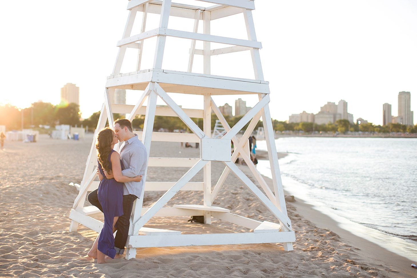 North Avenue Beach Engagement Photos in Chicago by Christy Tyler Photography_0001