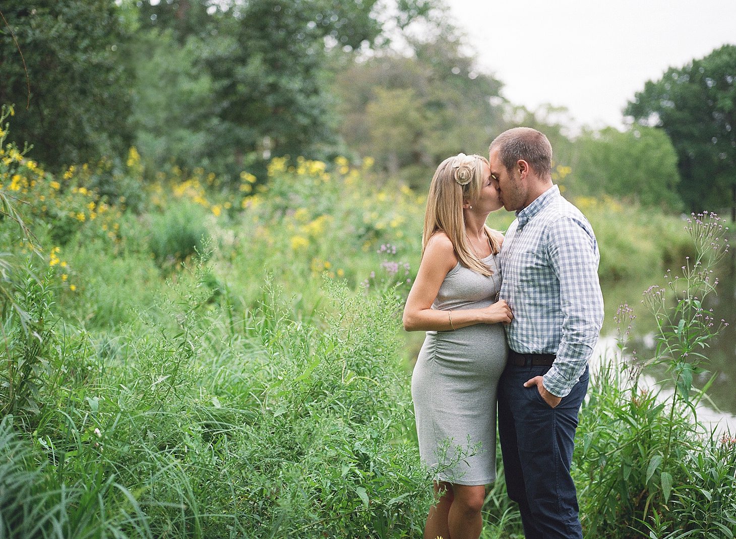 Chicago Gompers Park Maternity Session on Film by Christy Tyler Photography_0008