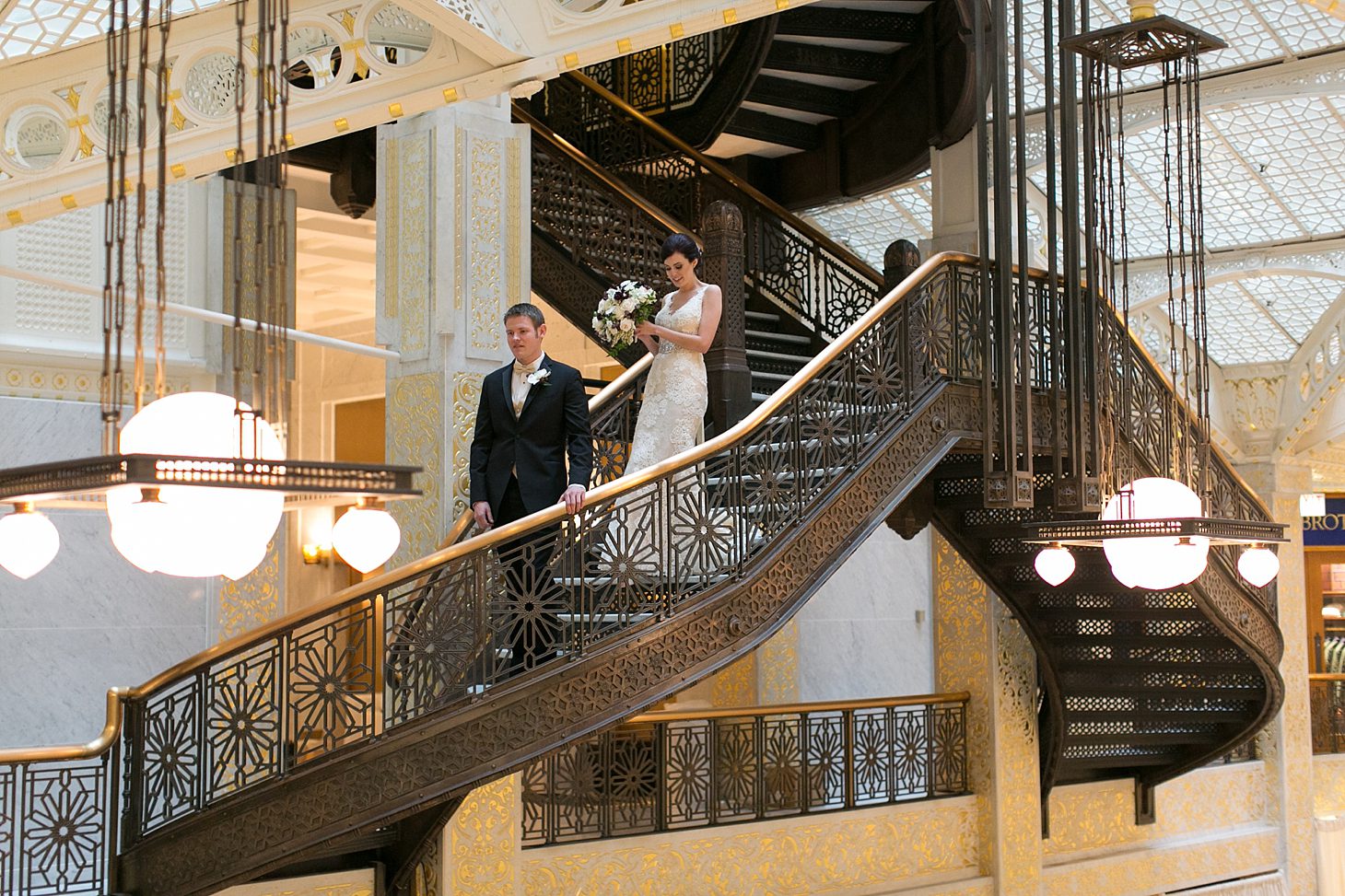 Rookery Building Chicago Wedding Photograpy by Christy Tyler Photography_0021