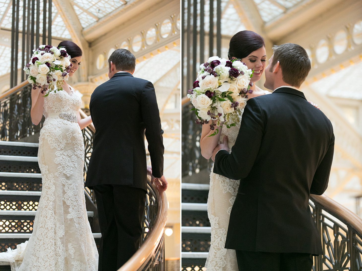 Rookery Building Chicago Wedding Photograpy by Christy Tyler Photography_0022