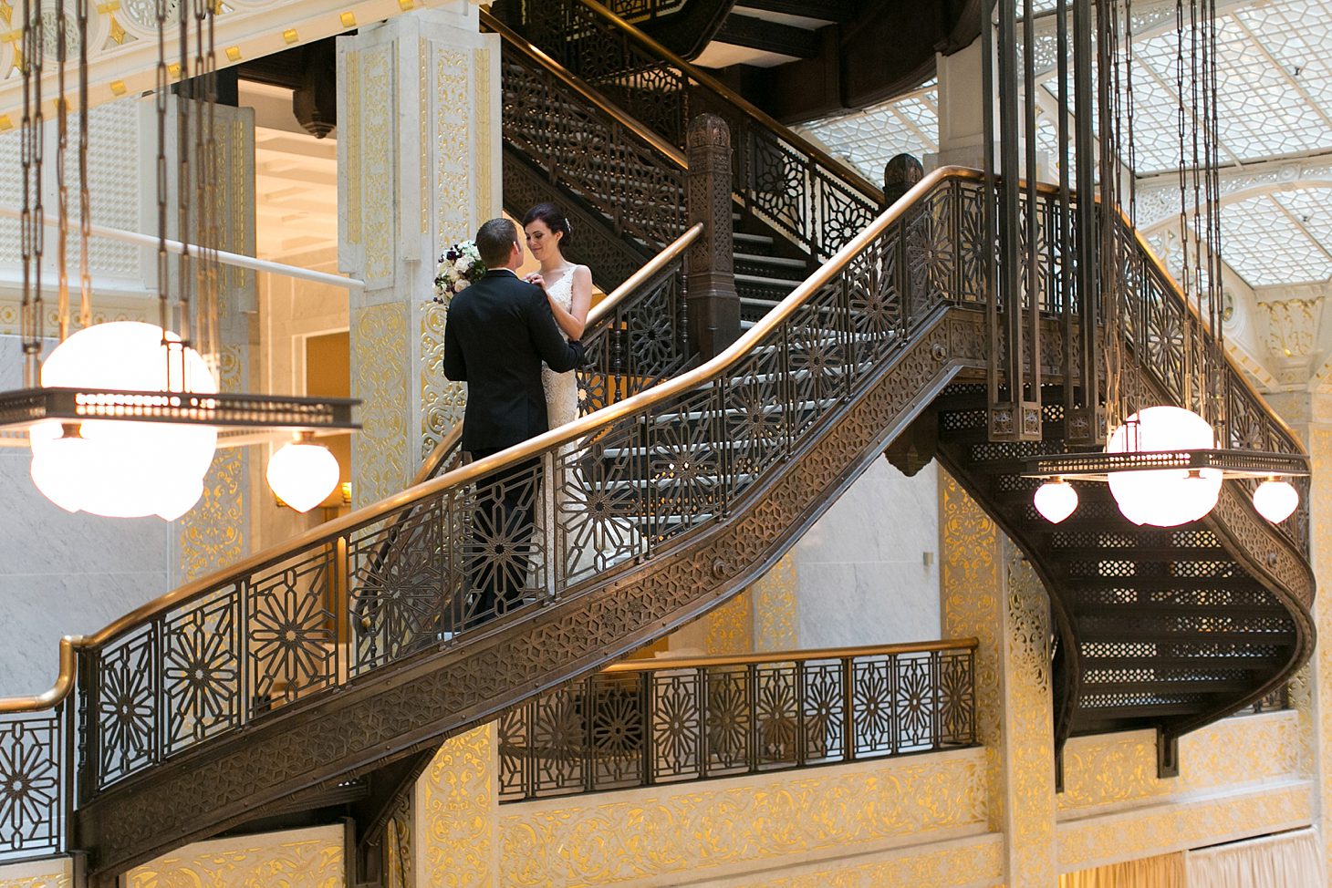 Rookery Building Chicago Wedding Photograpy by Christy Tyler Photography_0023