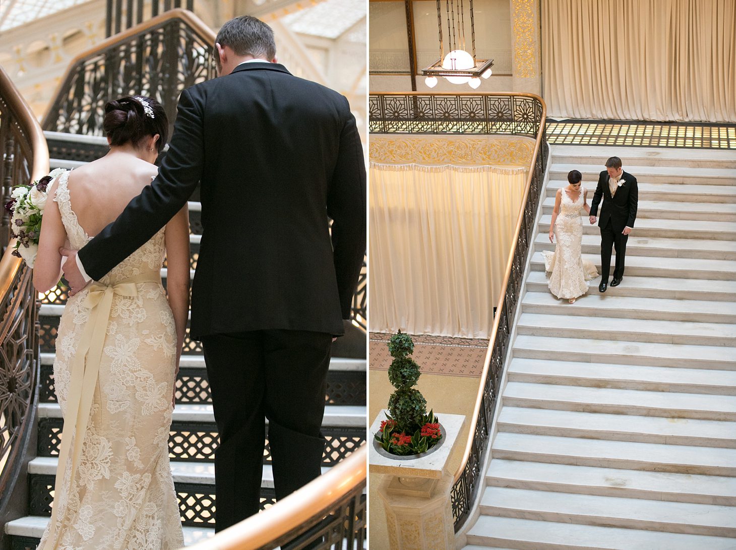 Rookery Building Chicago Wedding Photograpy by Christy Tyler Photography_0025