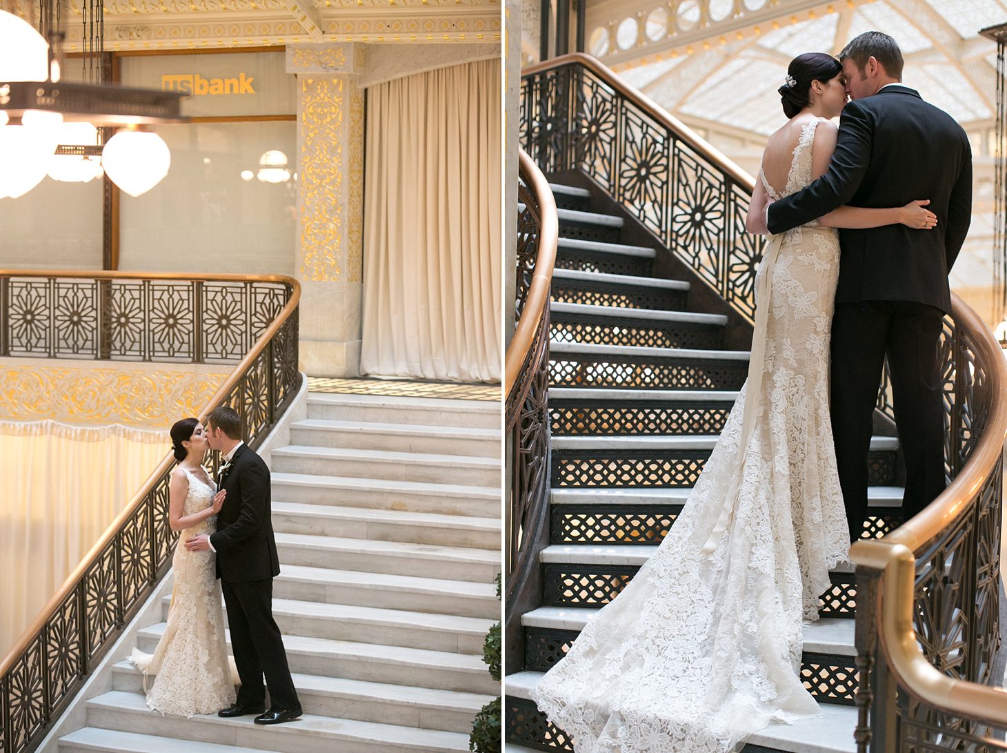 Rookery Building Chicago Wedding Photograpy by Christy Tyler Photography_0026