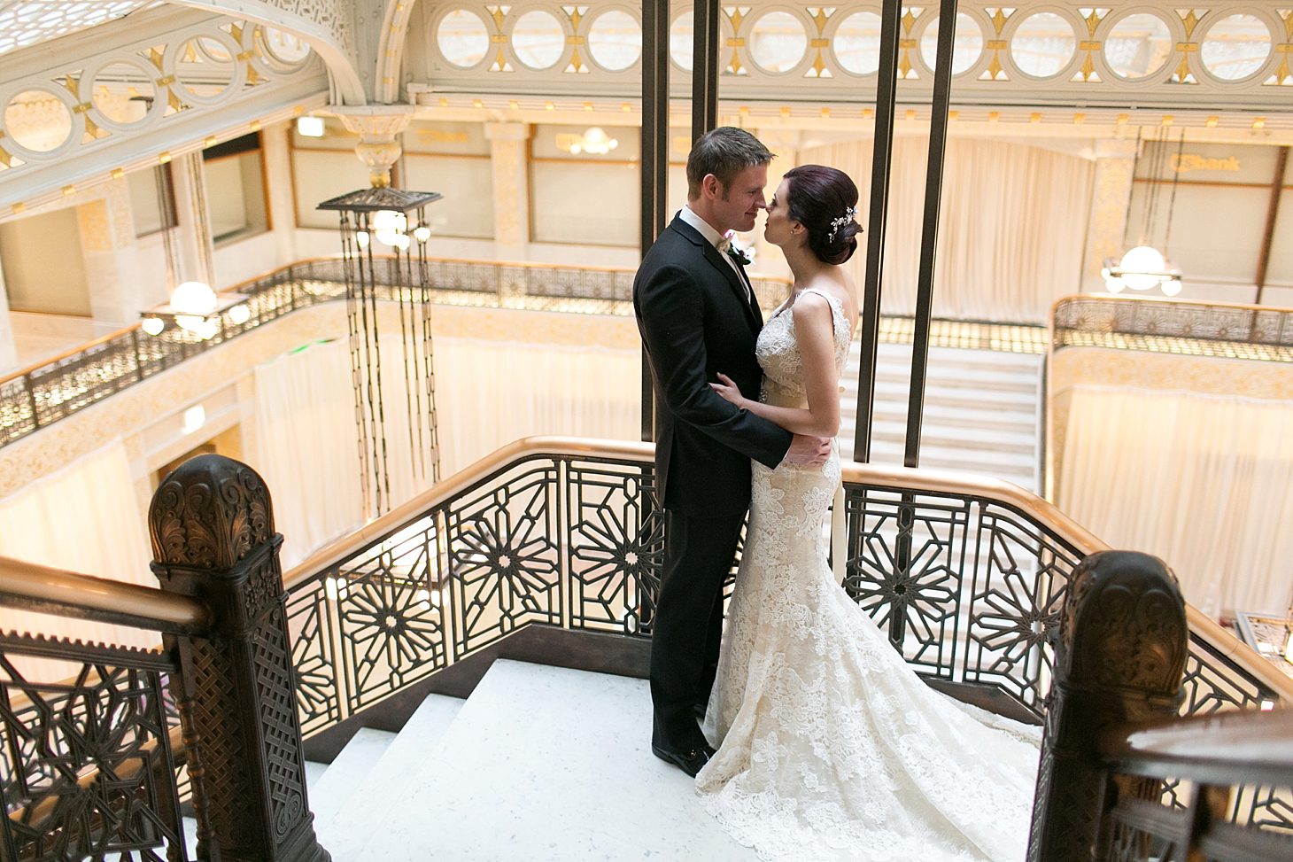 Rookery Building Chicago Wedding Photograpy by Christy Tyler Photography_0028
