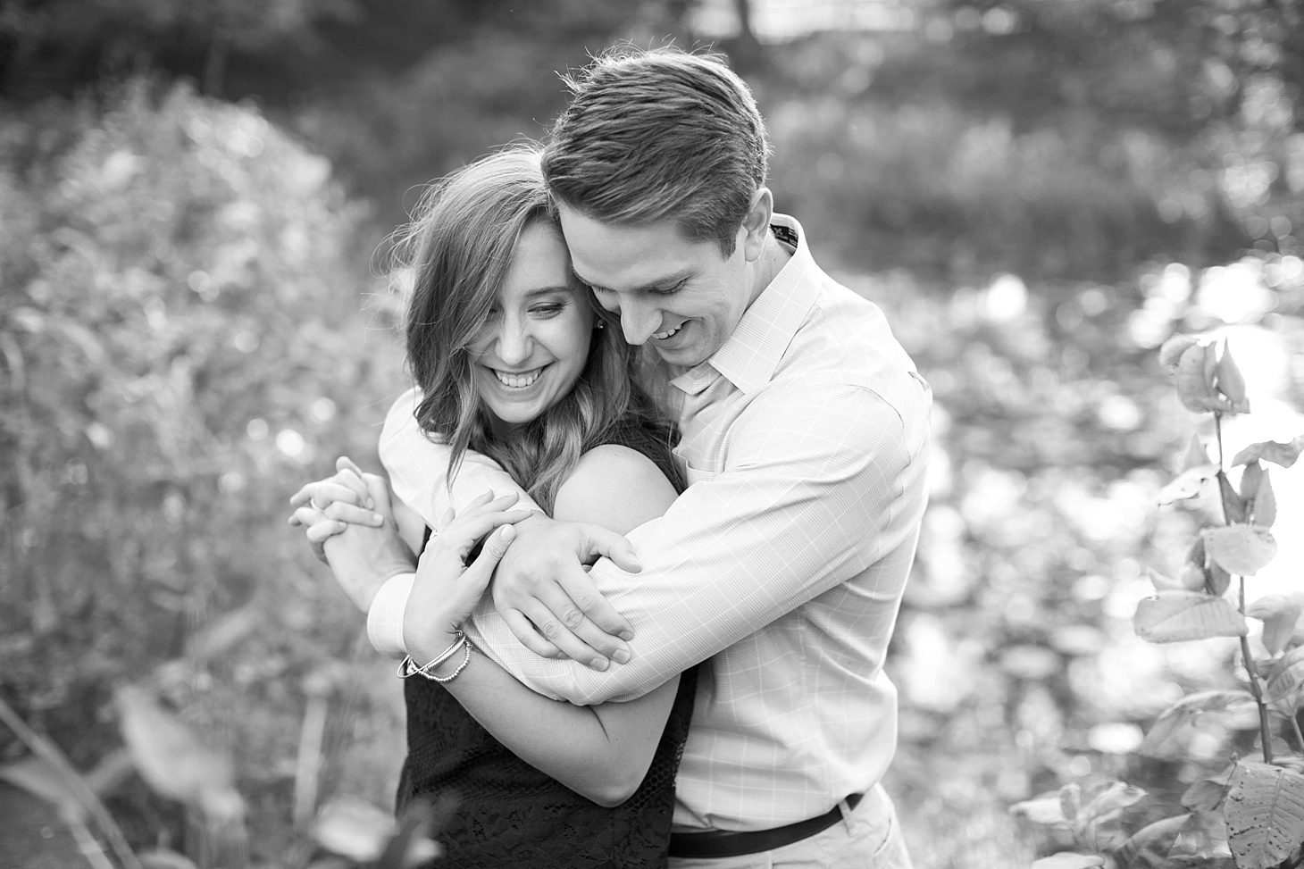 Lily pond & Chicago skyline engagement photos by Christy Tyler Photography_0004