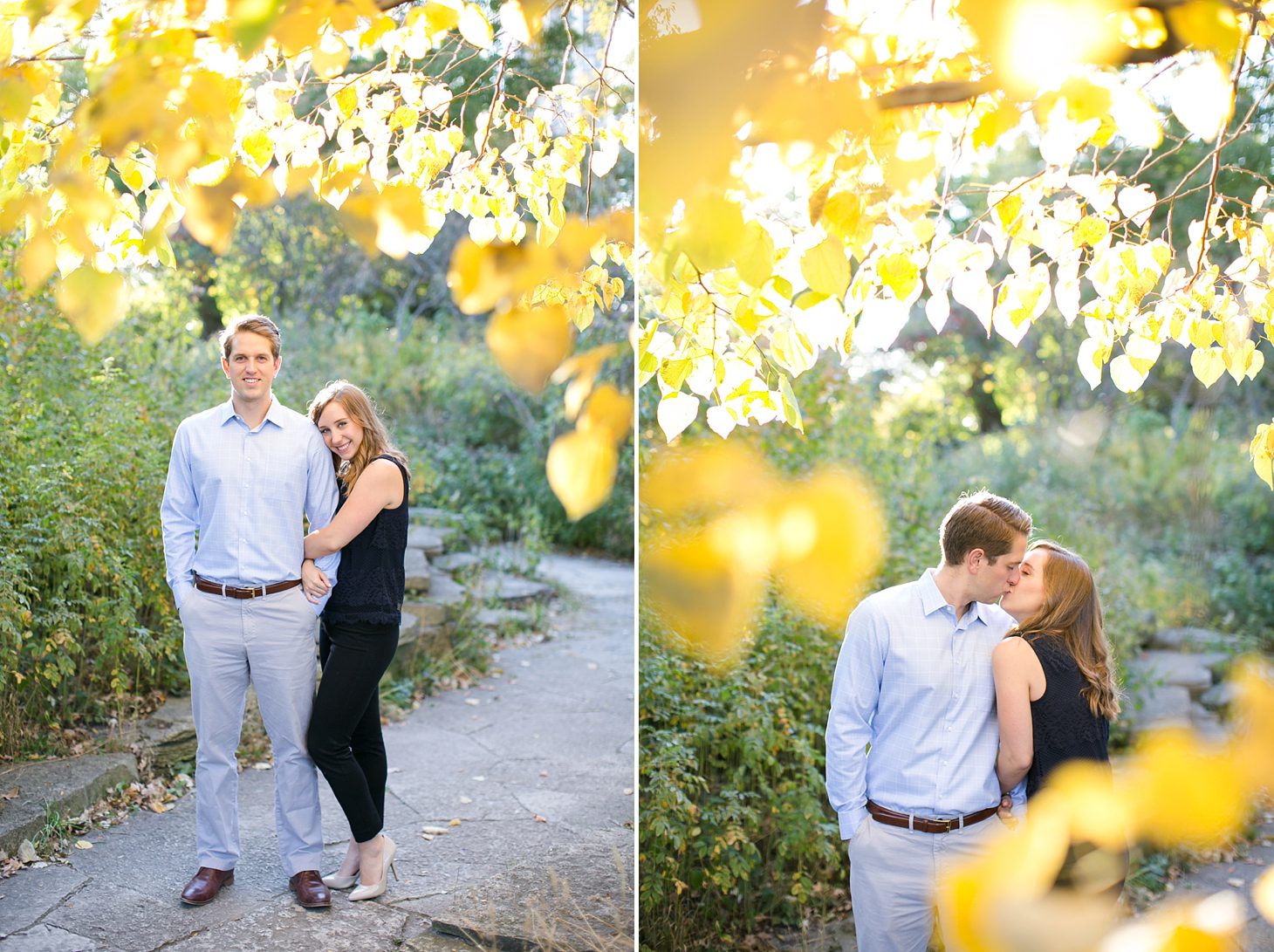 Lily pond & Chicago skyline engagement photos by Christy Tyler Photography_0009