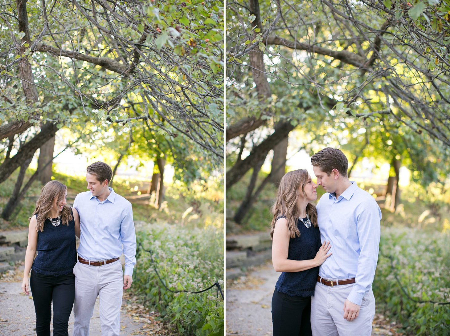 Lily pond & Chicago skyline engagement photos by Christy Tyler Photography_0010