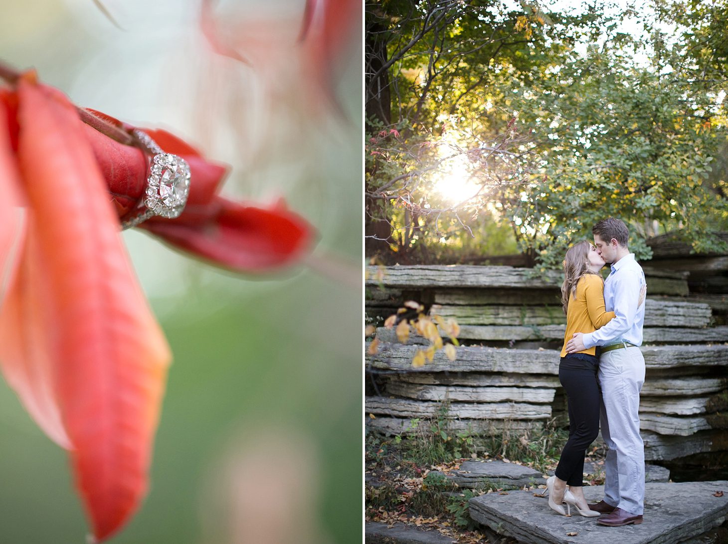 Lily pond & Chicago skyline engagement photos by Christy Tyler Photography_0016