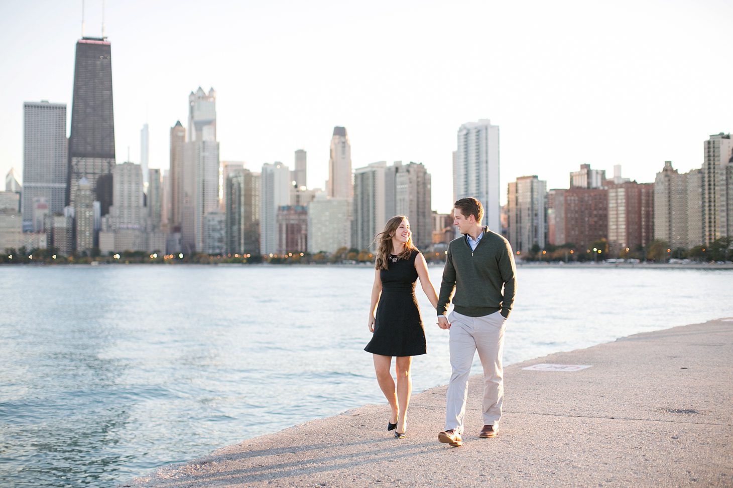 Lily pond & Chicago skyline engagement photos by Christy Tyler Photography_0021