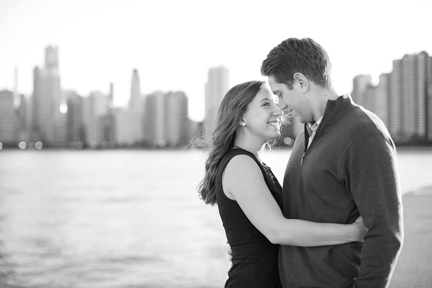 Lily pond & Chicago skyline engagement photos by Christy Tyler Photography_0022