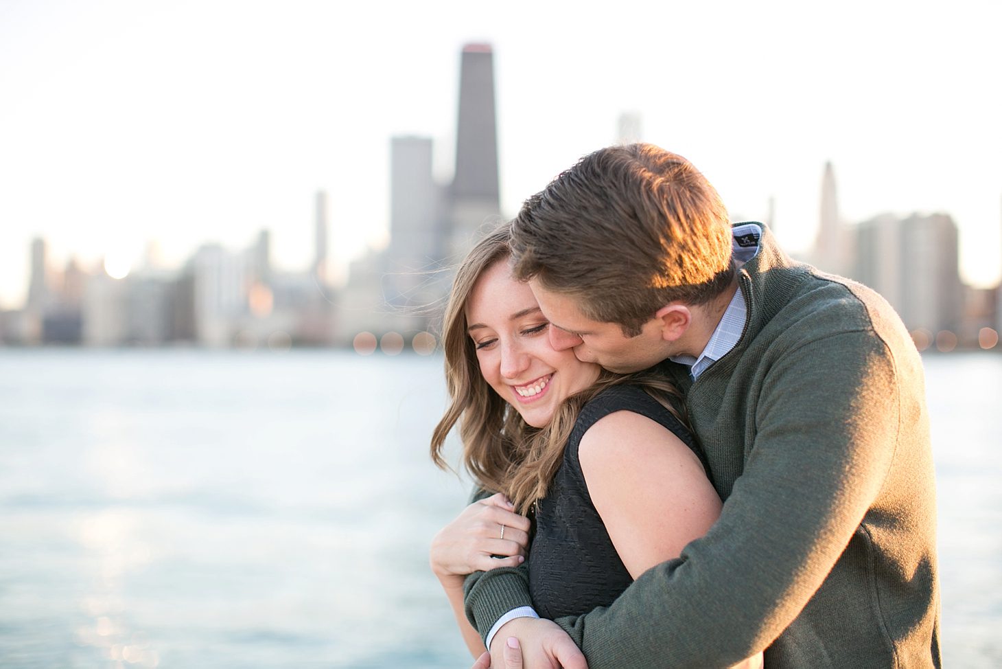 Lily pond & Chicago skyline engagement photos by Christy Tyler Photography_0027