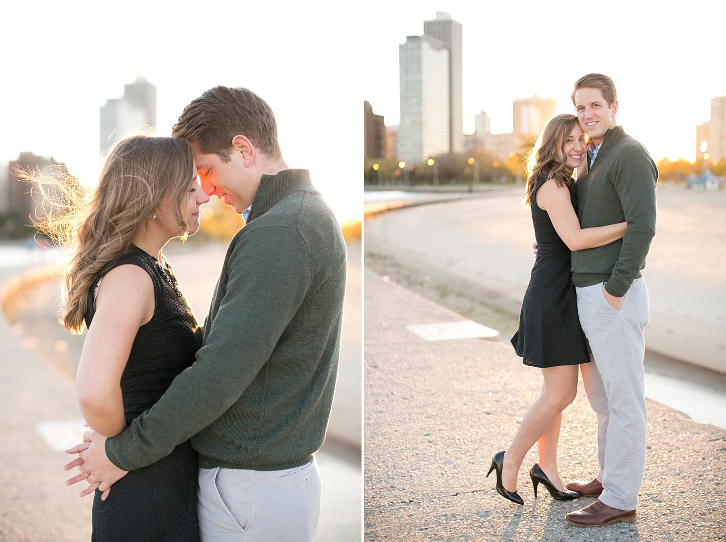 Lily pond & Chicago skyline engagement photos by Christy Tyler Photography_0028