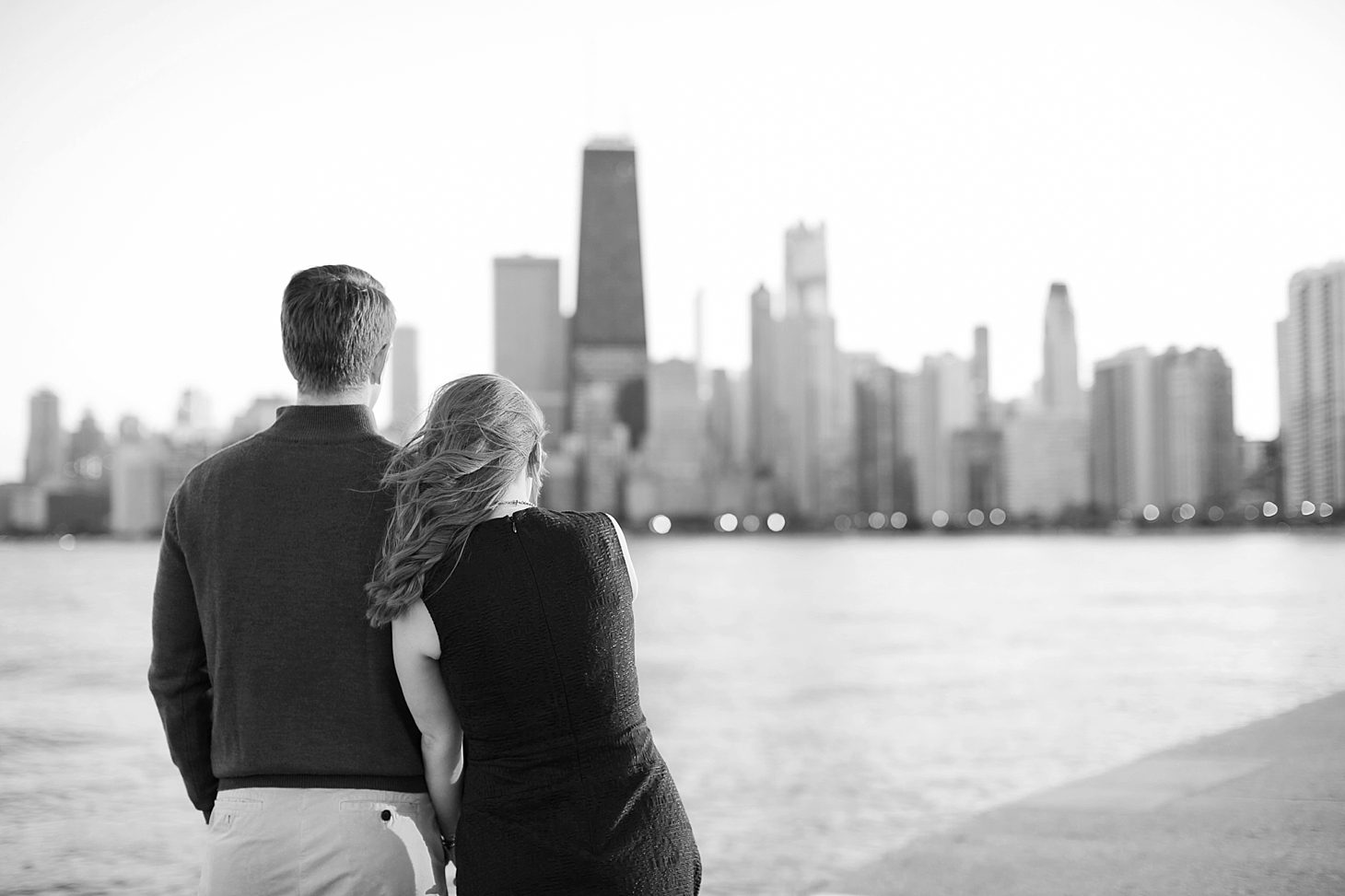 Lily pond & Chicago skyline engagement photos by Christy Tyler Photography_0030