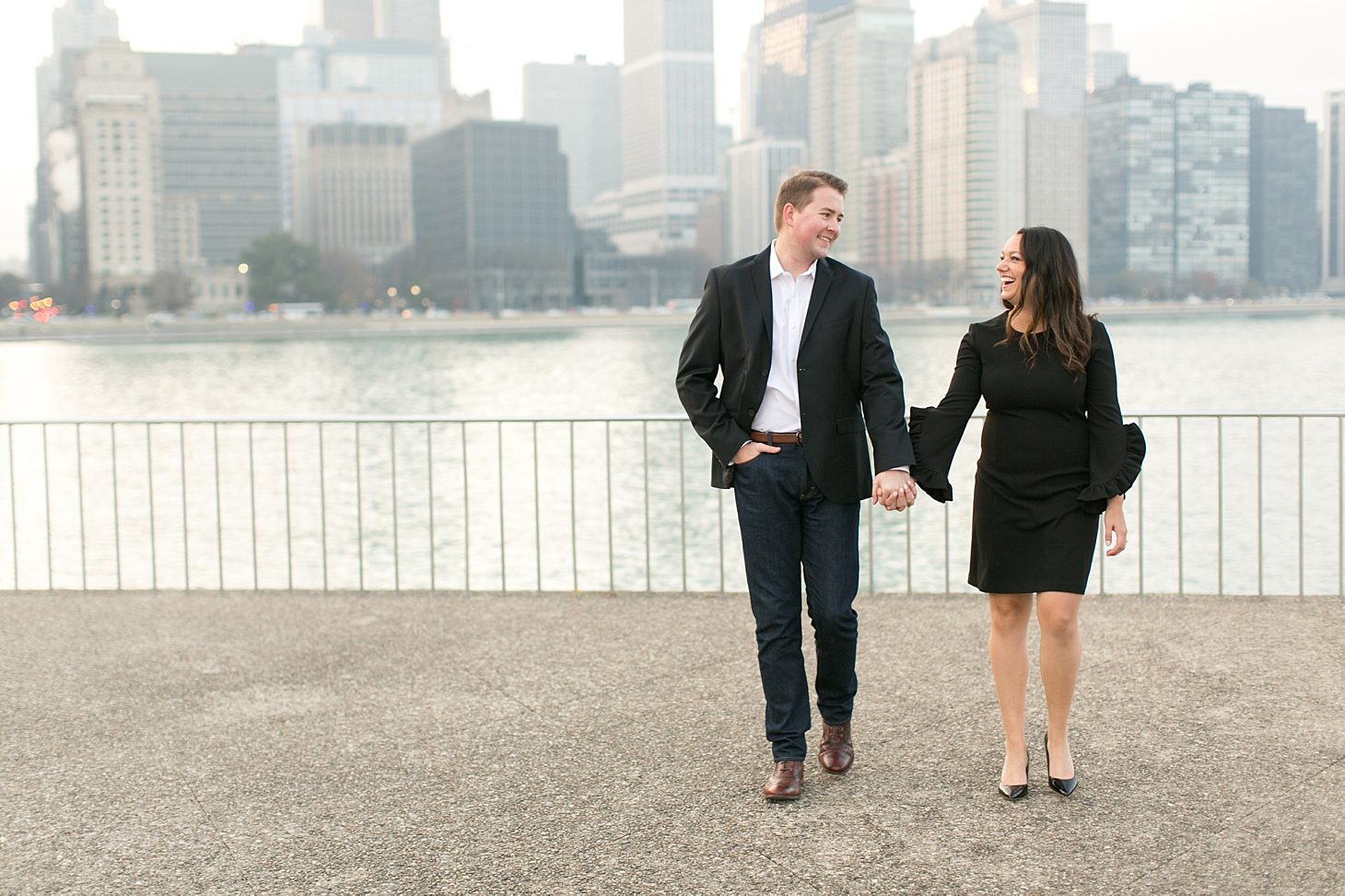 Downtown Chicago Engagement Photos_0011