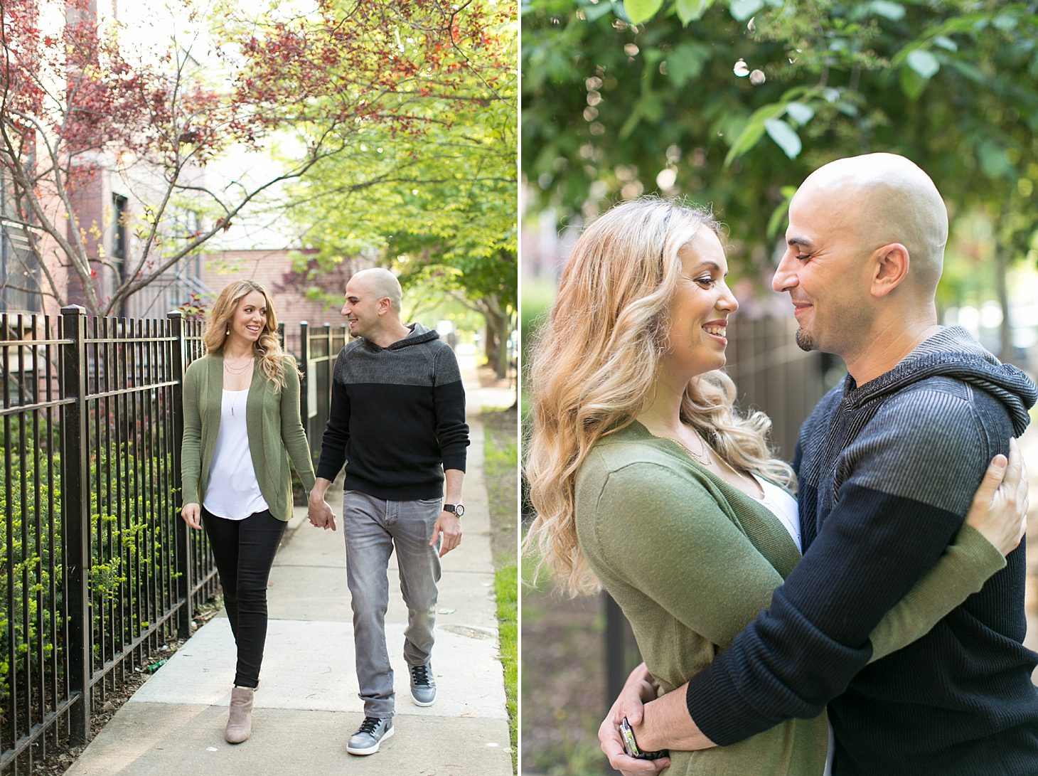 Little Italy Chicago Engagement Photos_0001