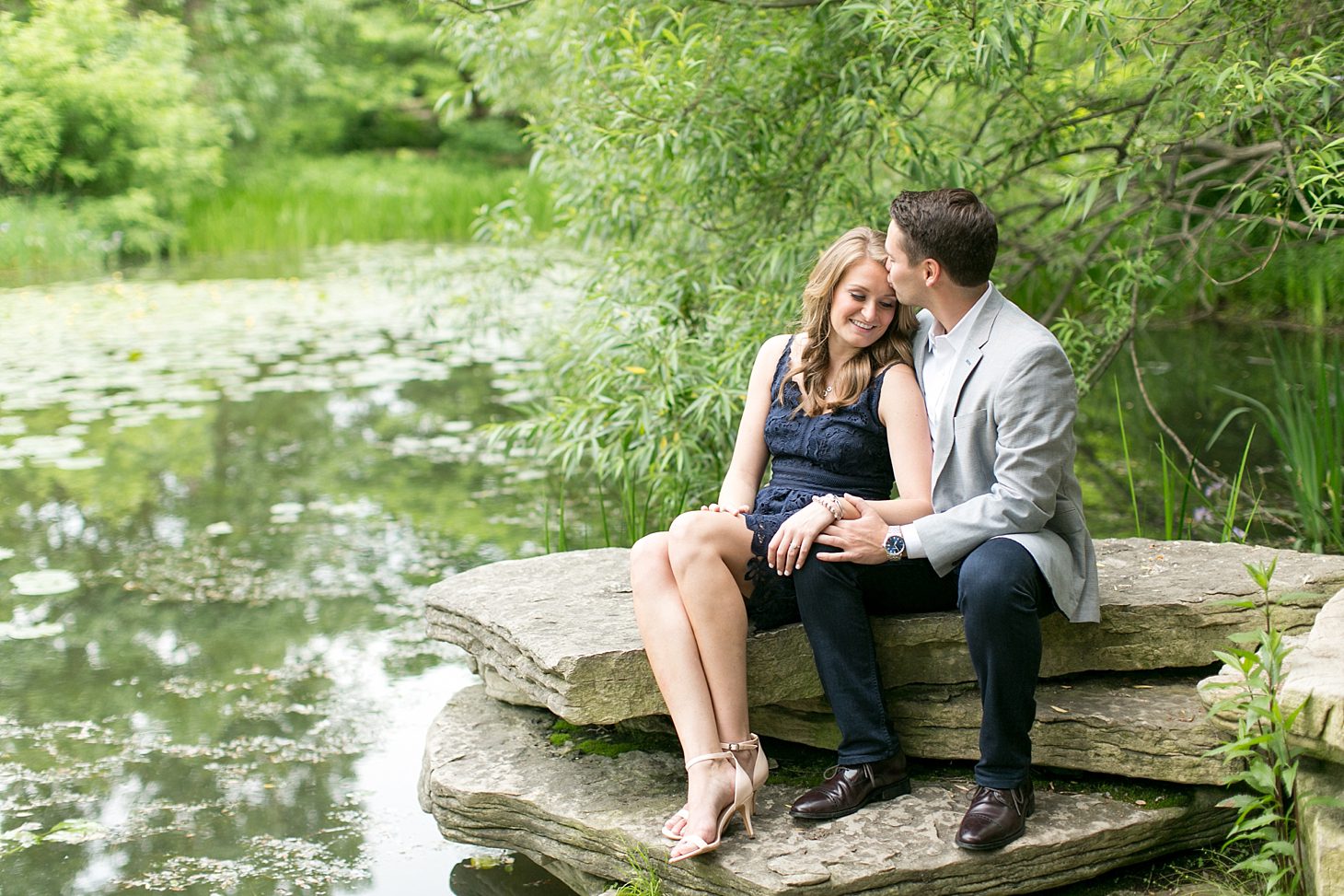 Lily Pool Engagement Photos Chicago_0012