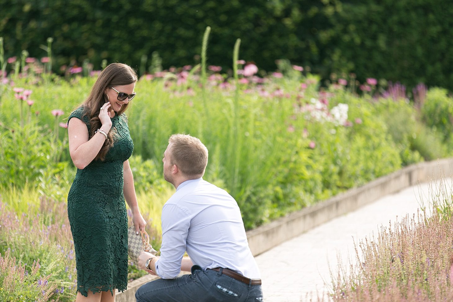 Chicago Proposal Photography Lurie Garden_0005