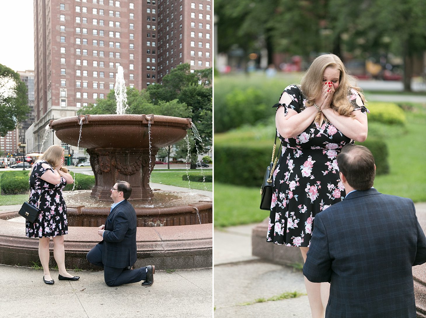 Downtown Chicago Surprise Proposal Photographer_0002