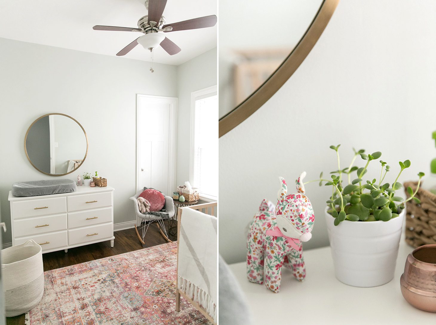 Baby Girl Nursery Inspiration for Small Spaces_0001