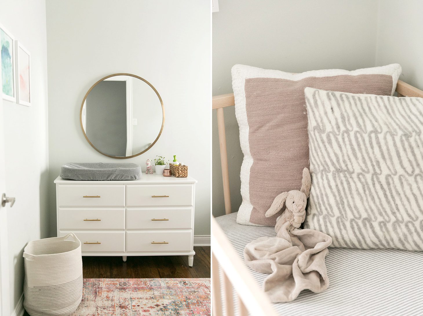 Baby Girl Nursery Inspiration for Small Spaces_0005